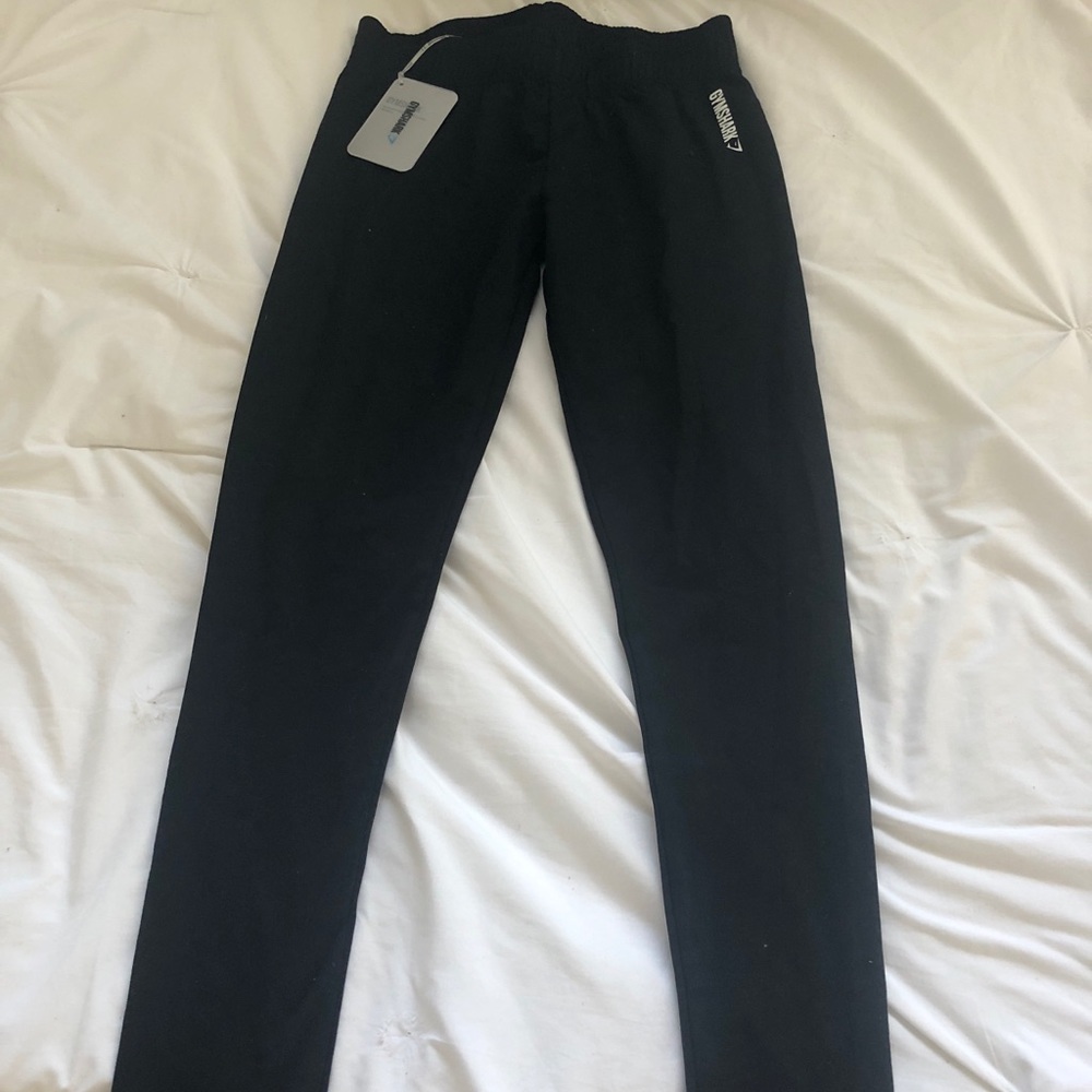 Gymshark black ark jersey legging in medium